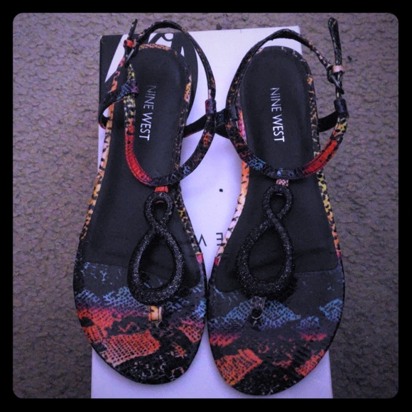Nine West Shoes - Nine West Colorful Sandals (NWOT)
